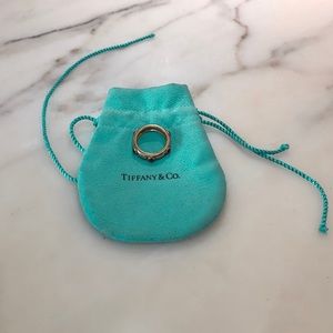 Tiffany 18K Gold Ruby Ring